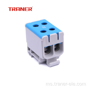 2 Tiang 50mm2 Aluminium Copper Blue Terminal Block